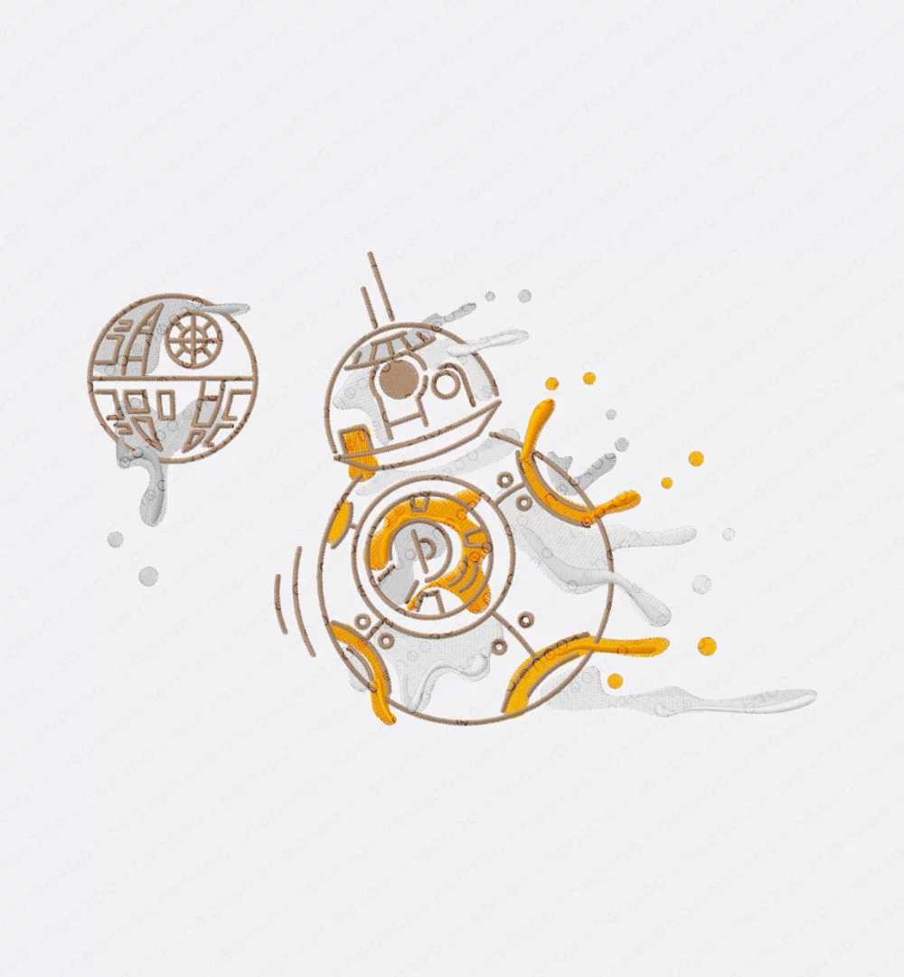 T-shirt brodé | BB8 – Image 2