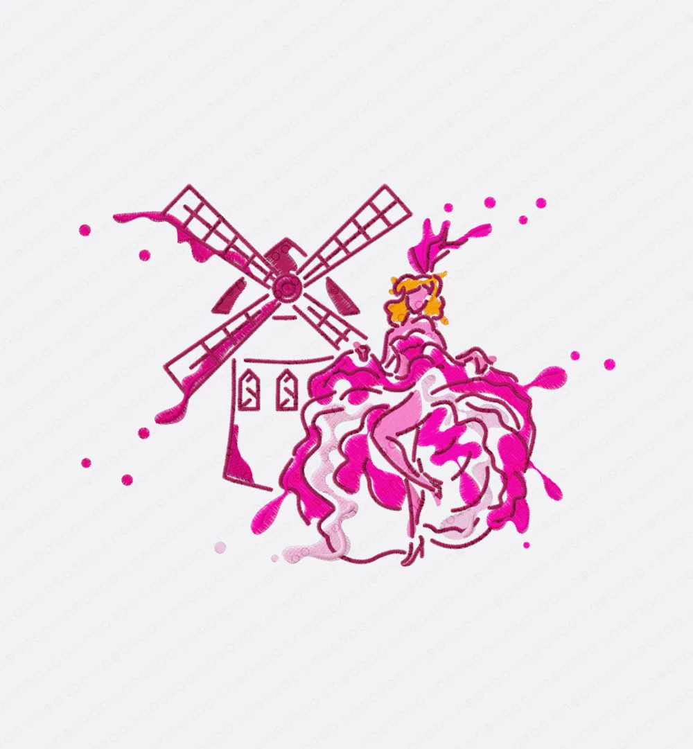 T-shirt brodé | Cancan – Image 2