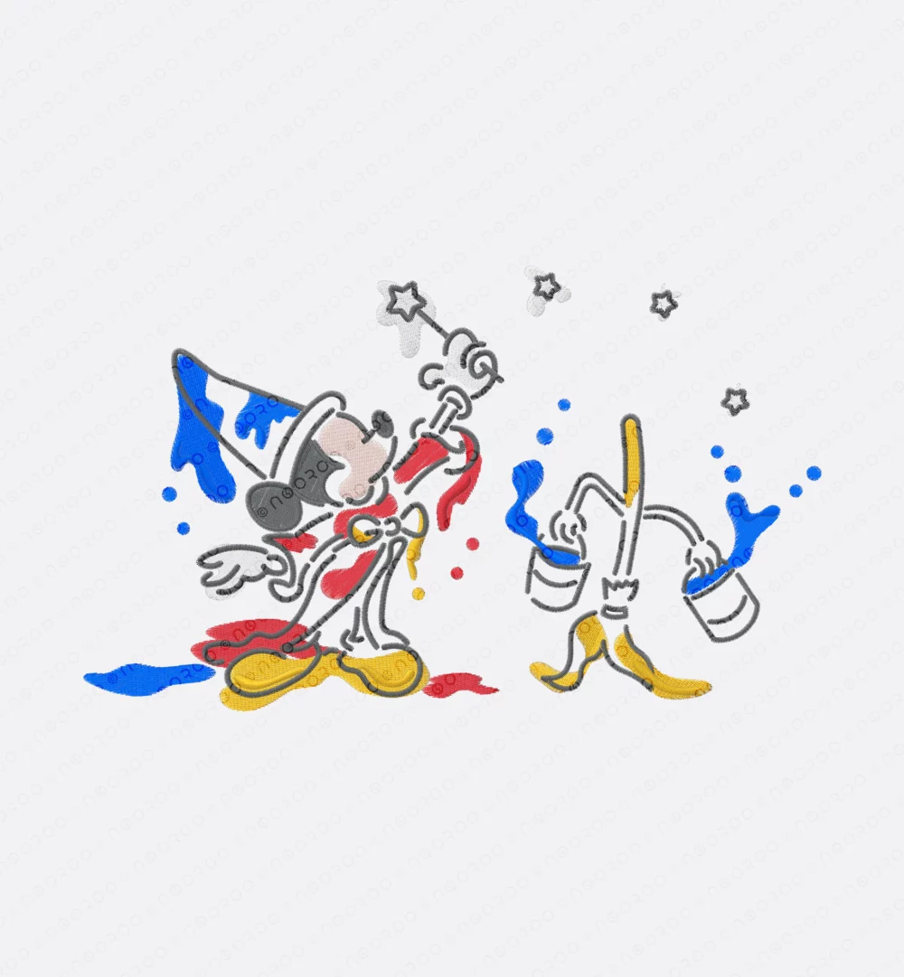 T-shirt brodé | Fantasia – Image 2