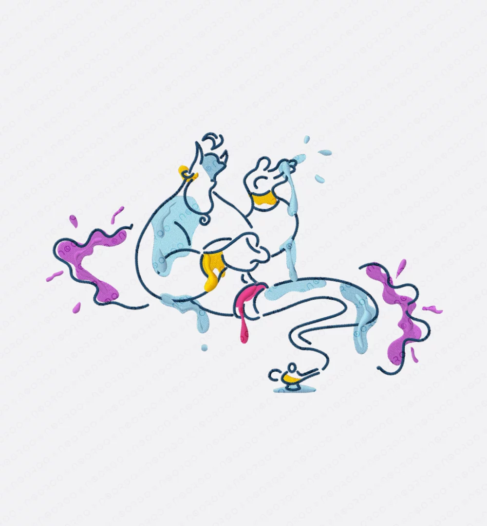 T-shirt brodé | Genie – Image 2