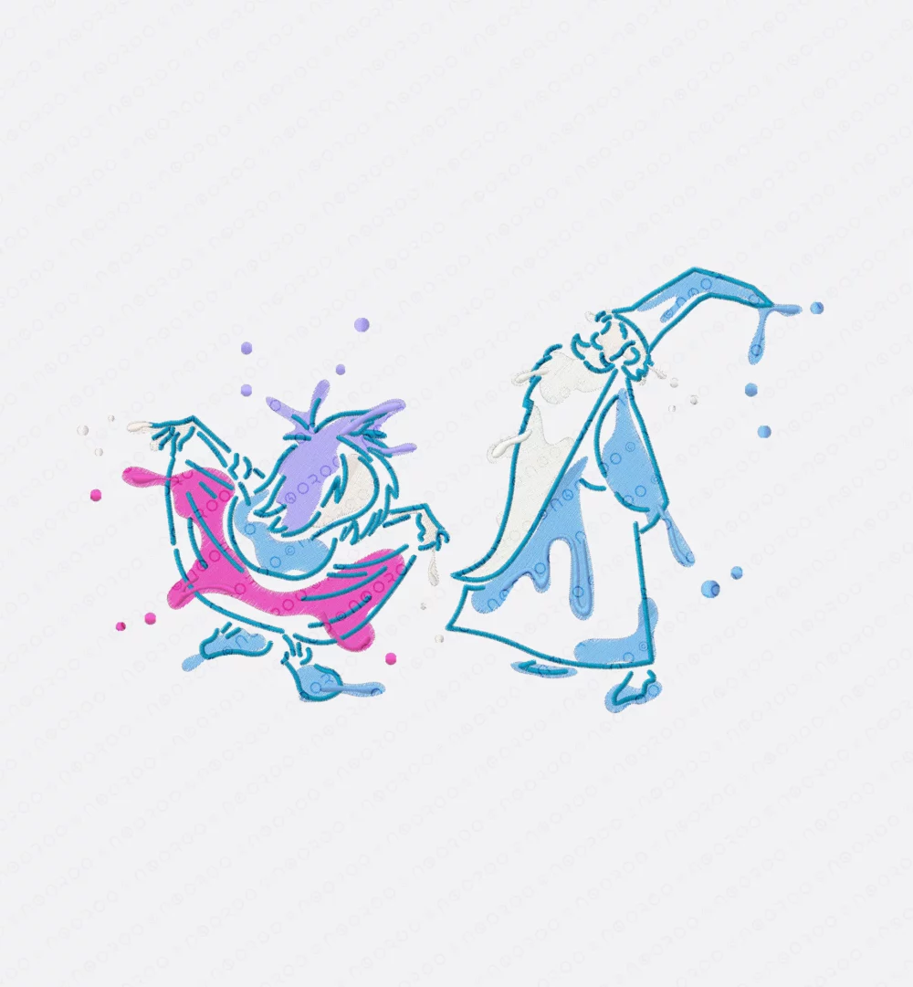 T-shirt brodé | Merlin & Madame mime – Image 2