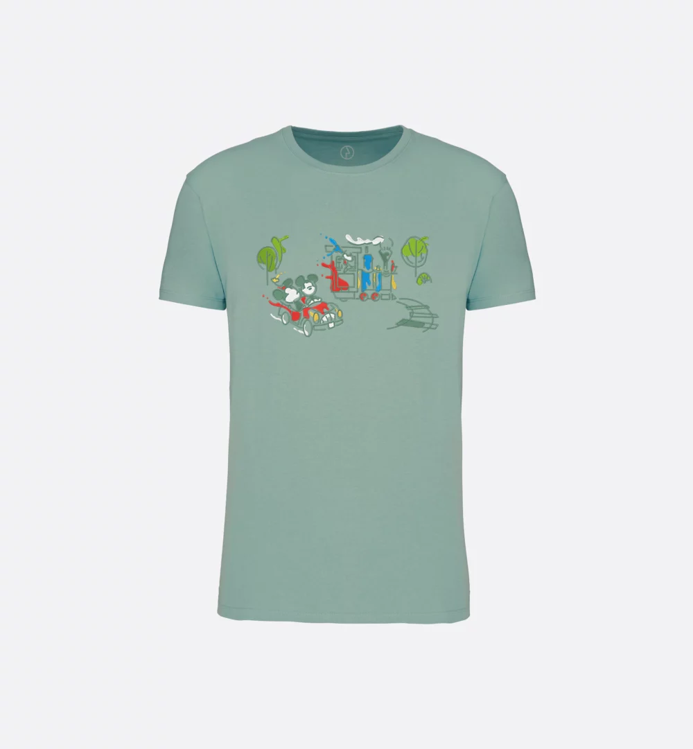 T-shirt brodé | mickey runaway railway