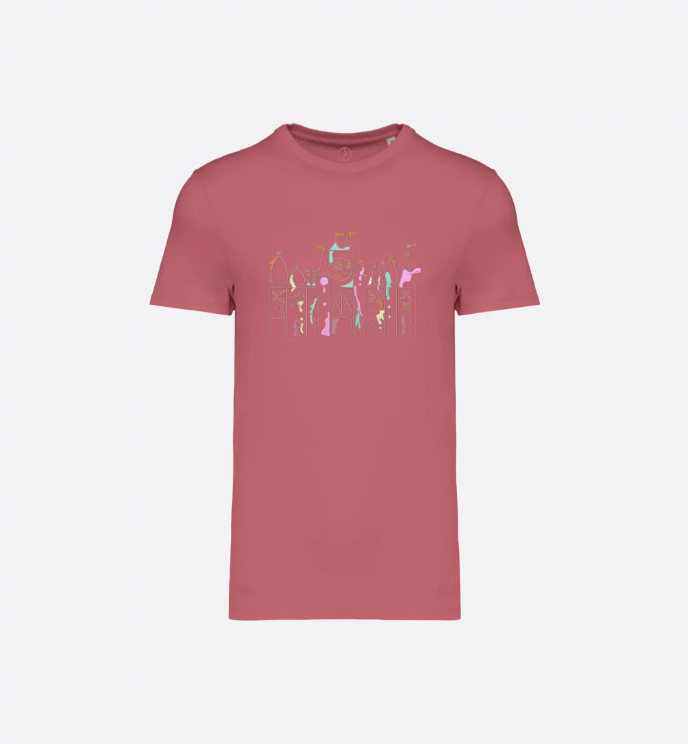 T-shirt brodé | It's a small world