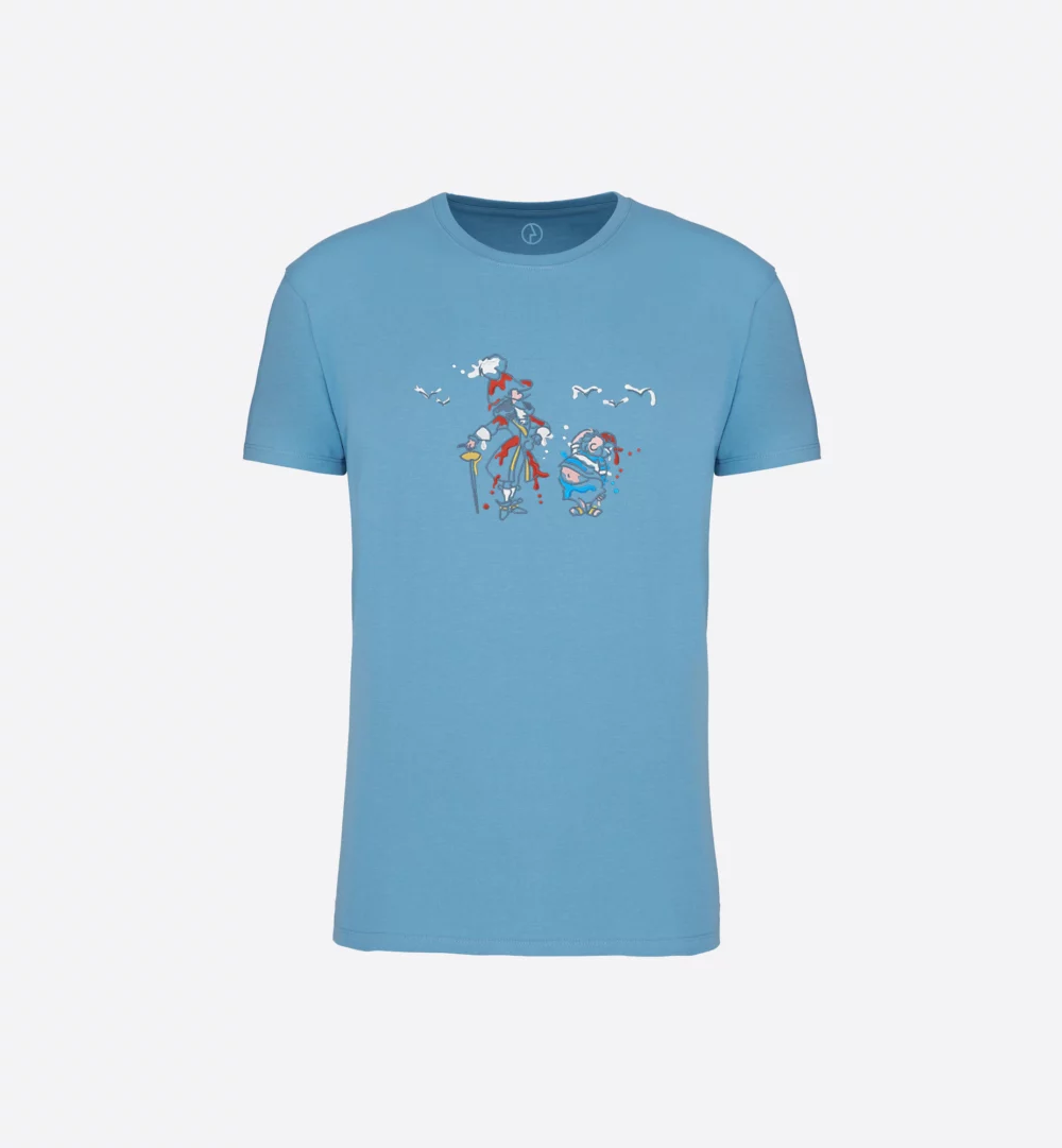 T-shirt brodé | Crochet  & mouche